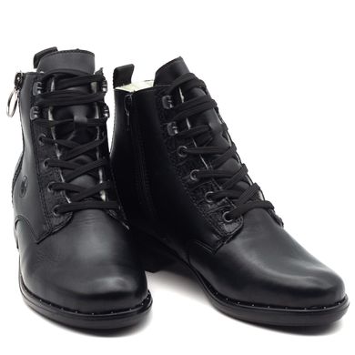 Ботинки RIEKER 77814-01 Черный, 36, 23,5 см