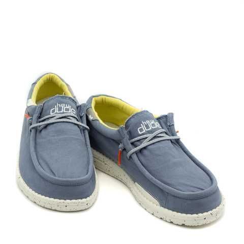 HEY DUDE Wally Washed Blue Stone 