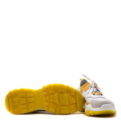 Кросівки PLAZZO D`ORO S20F19-06-03 Біло-жовтий, 39, 25 см